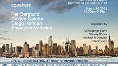 Manhattan Seminar – March 16, 2012