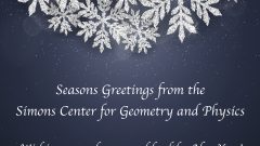 Happy Holidays from the Simons Center Holiday Card 2018