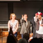 This is a photo of the cast of the event